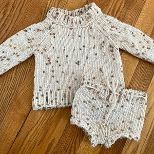 NWOT - Rylee + Cru Plush Knit set sz 3-6m - EXCELLENT condition (never worn)